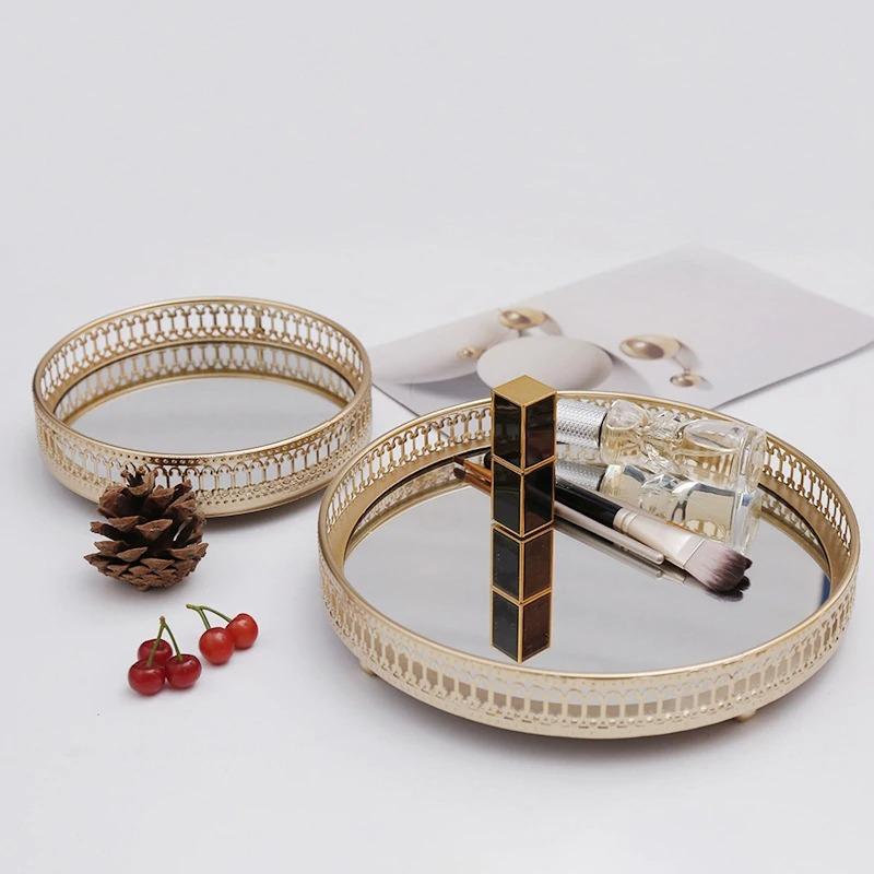 Golden Jewelry Storage Tray - Area Collections