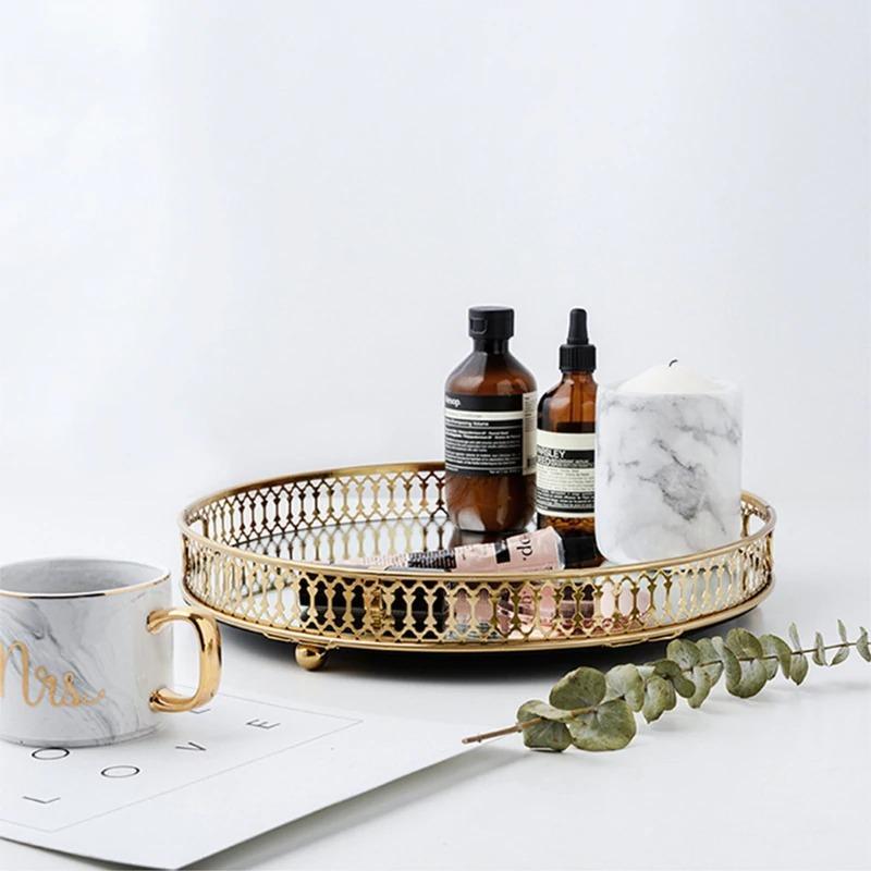 Golden Jewelry Storage Tray - Area Collections
