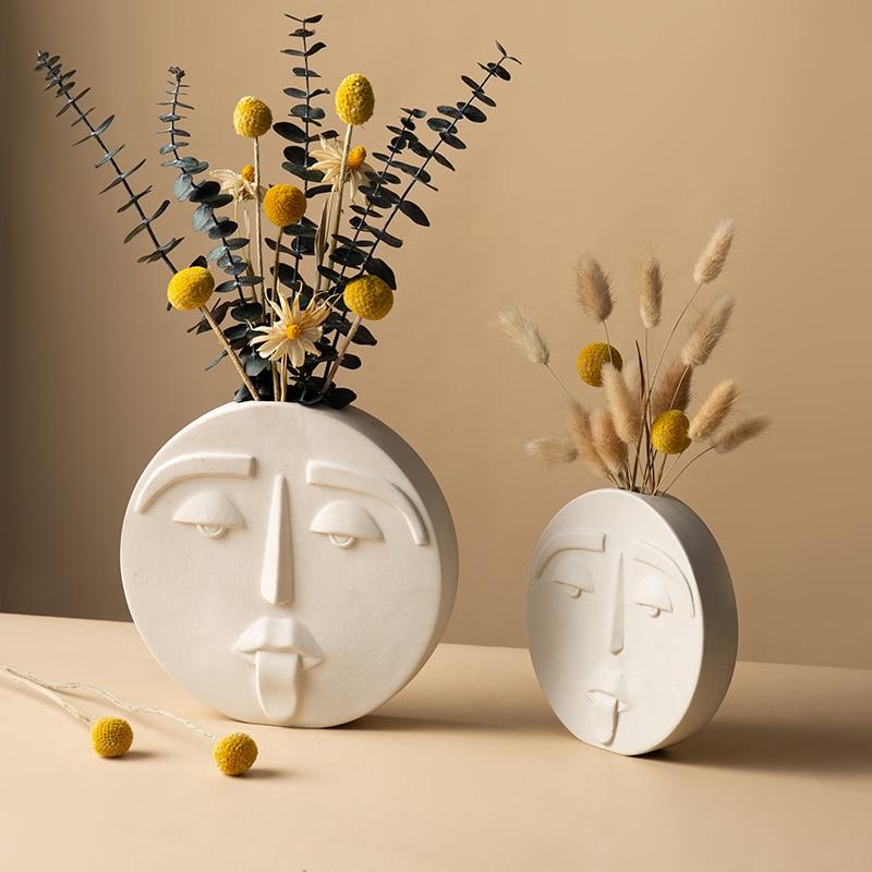 Happy Human Face Vase - Area Collections