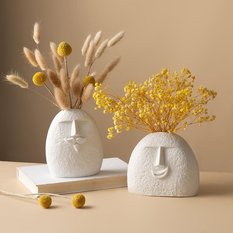 Happy Human Face Vase - Area Collections