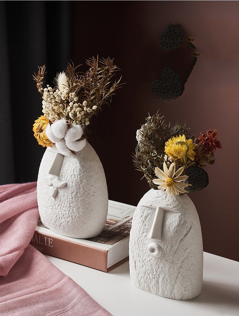 Happy Human Face Vase - Area Collections