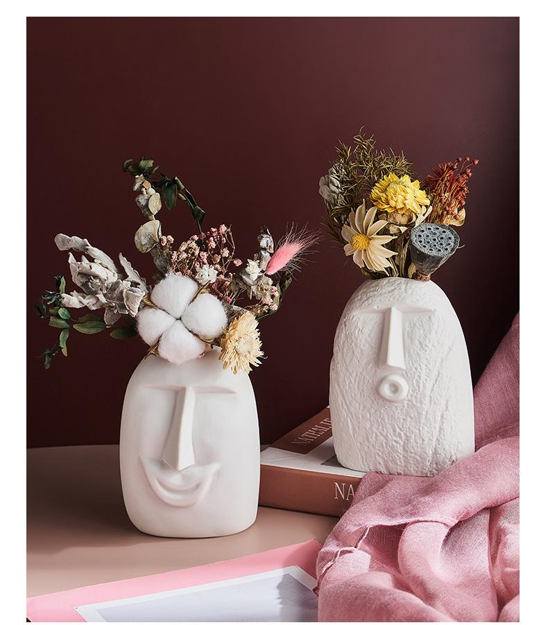 Happy Human Face Vase - Area Collections