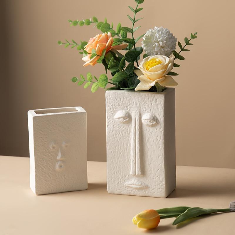 Happy Human Face Vase - Area Collections