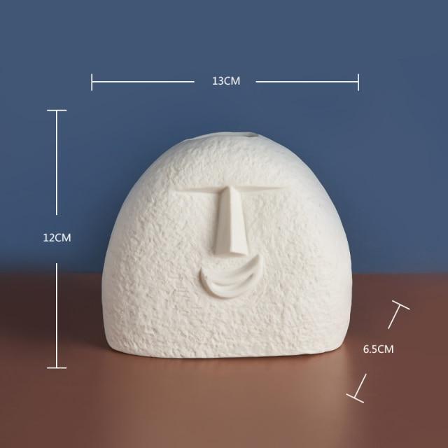 Happy Human Face Vase - Area Collections