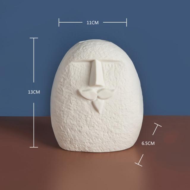 Happy Human Face Vase - Area Collections