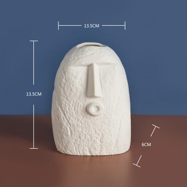 Happy Human Face Vase - Area Collections