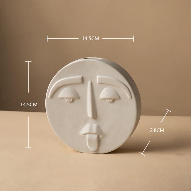 Happy Human Face Vase - Area Collections