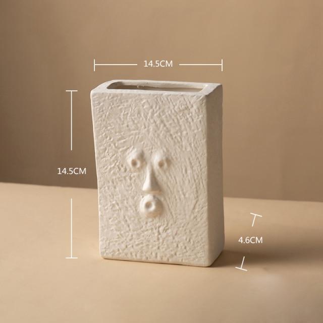 Happy Human Face Vase - Area Collections