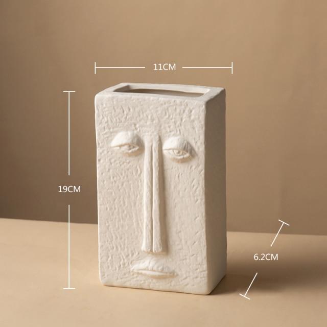 Happy Human Face Vase - Area Collections