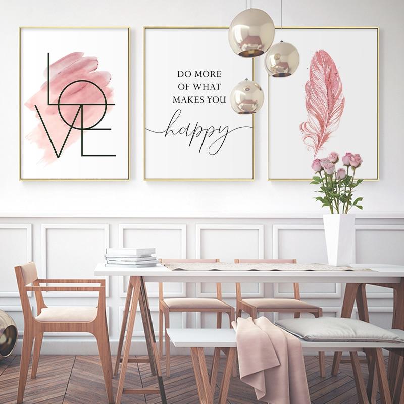 Happy Love in Pink Wall Art - Area Collections