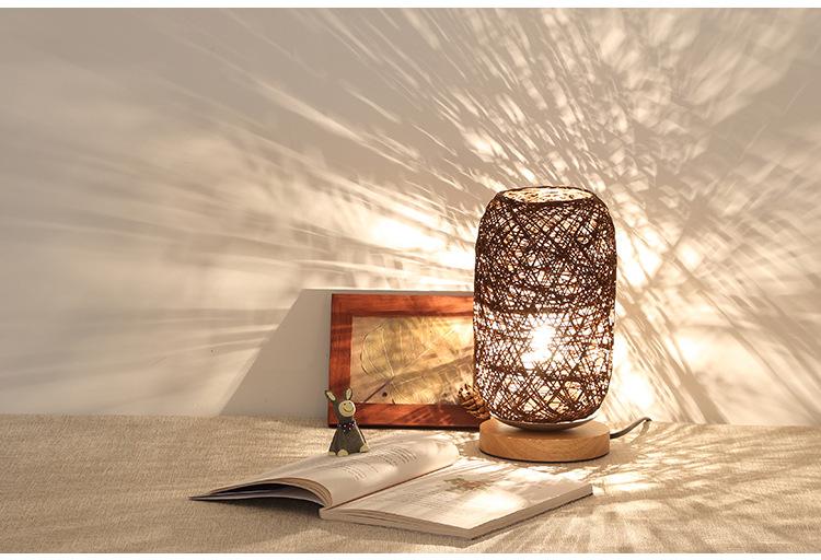 Hemp Rope LED Desk Lamp - Area Collections