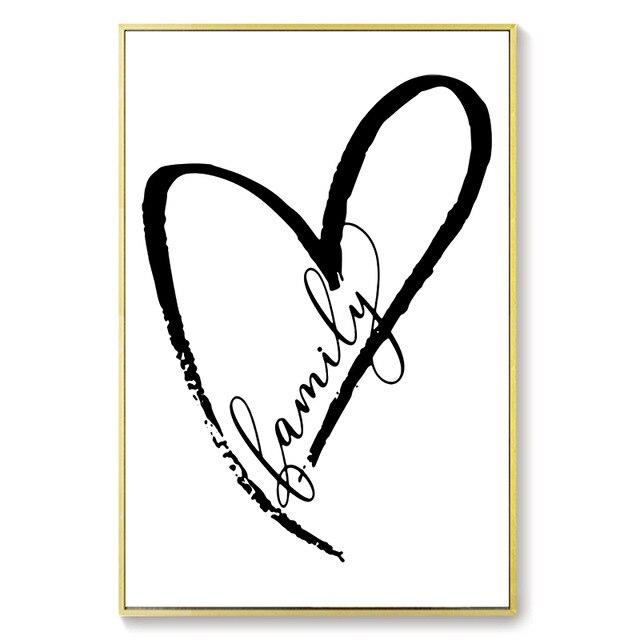 Home Family Love Wall Art - Area Collections