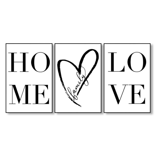Home Family Love Wall Art - Area Collections