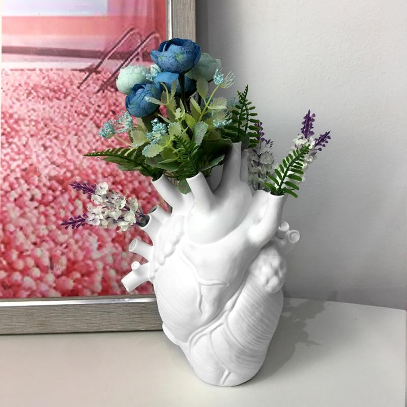 "In My Heart" Anatomical Flower Vase - Area Collections