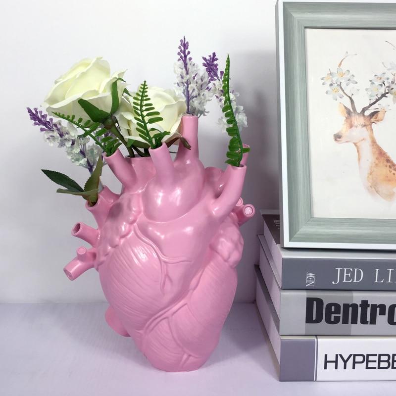 "In My Heart" Anatomical Flower Vase - Area Collections