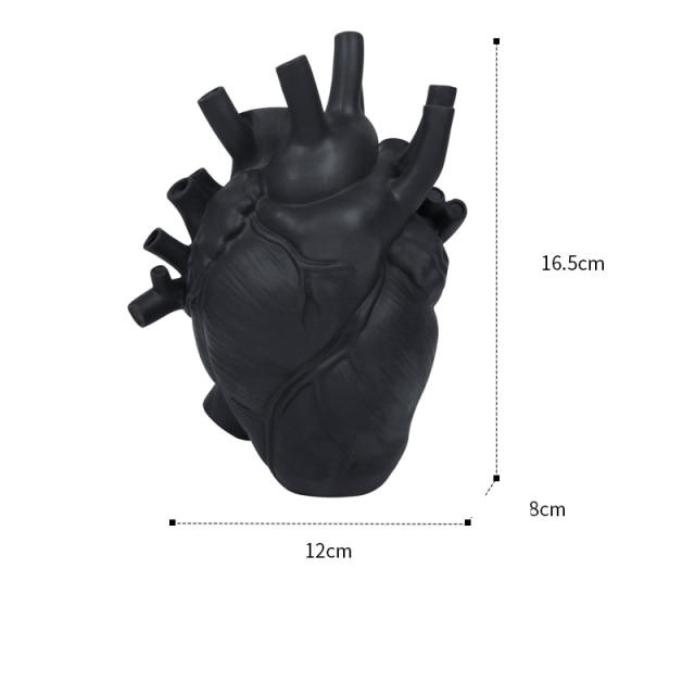 "In My Heart" Anatomical Flower Vase - Area Collections