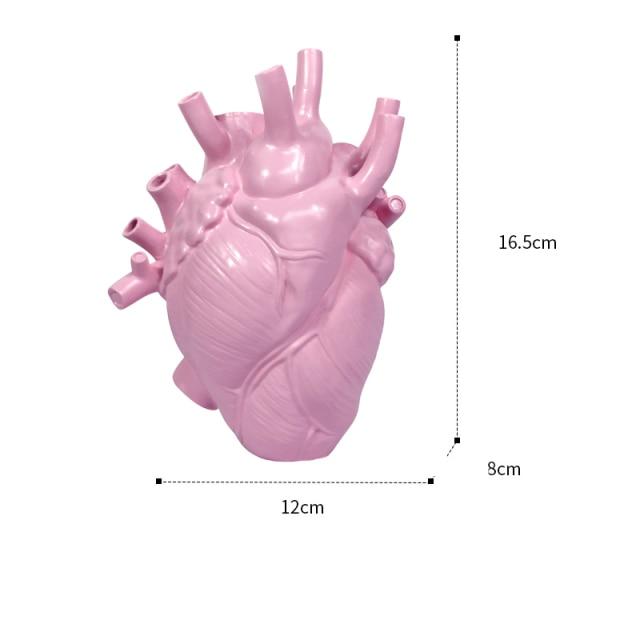 "In My Heart" Anatomical Flower Vase - Area Collections