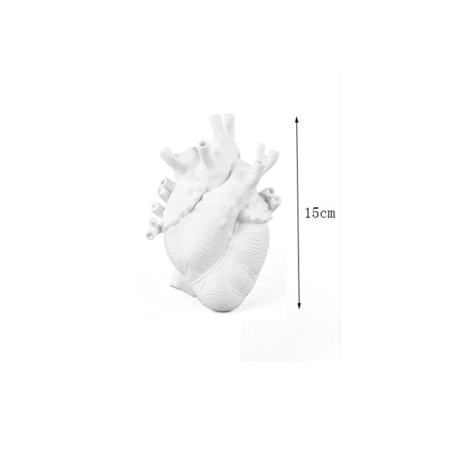 "In My Heart" Anatomical Flower Vase - Area Collections