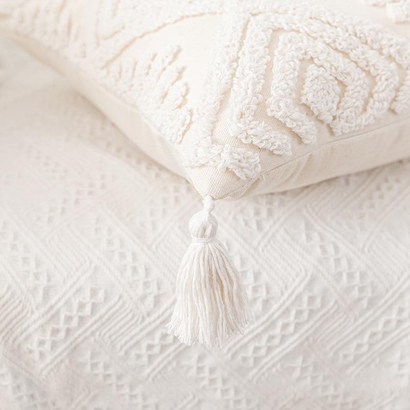 Ivory Loop Tufted Pillows - Area Collections