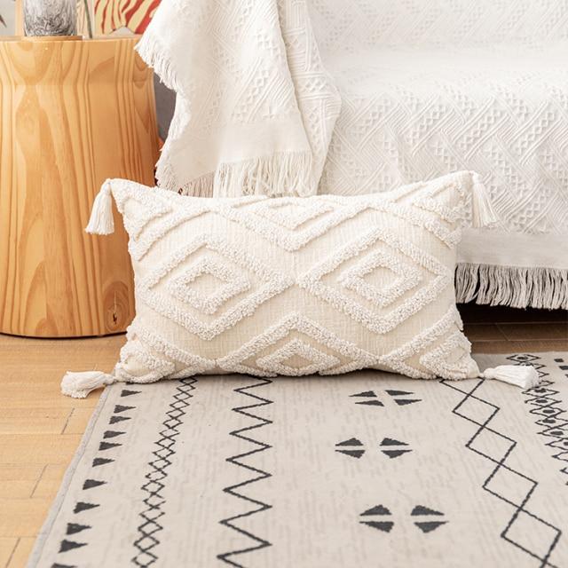 Ivory Loop Tufted Pillows - Area Collections