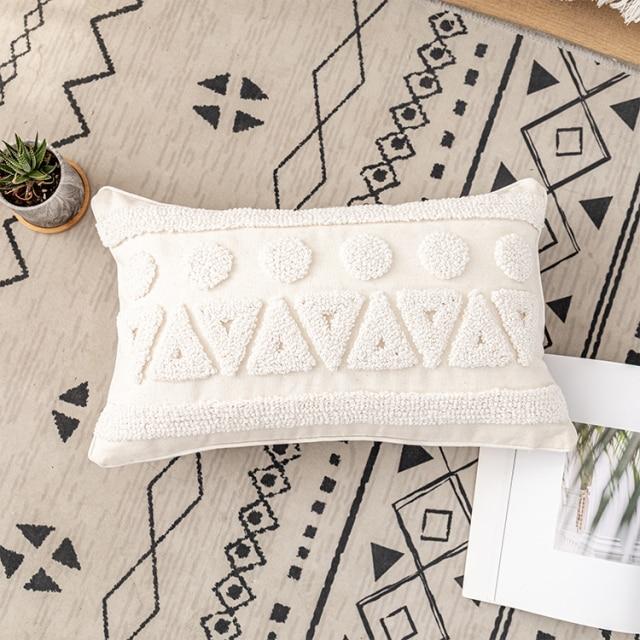 Ivory Loop Tufted Pillows - Area Collections