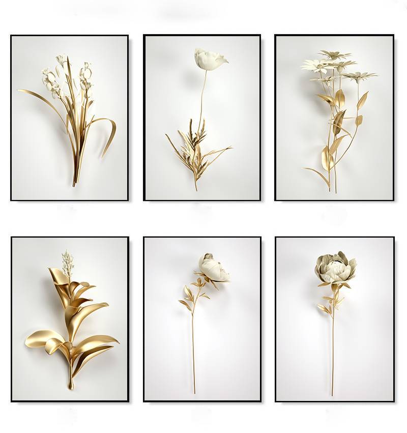 Luxe Golden Flower - Area Collections