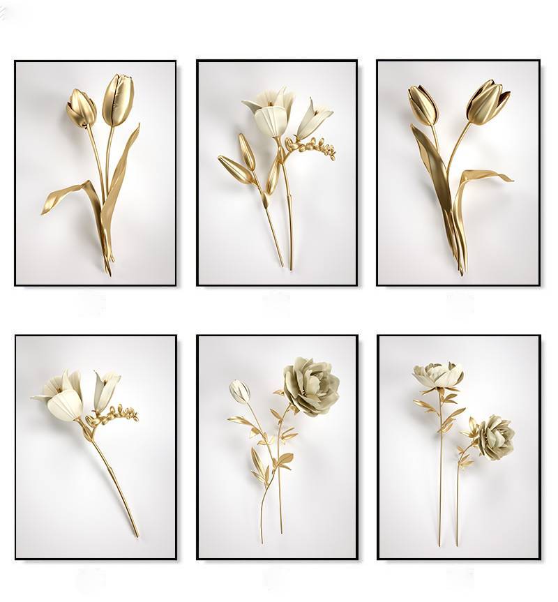 Luxe Golden Flower - Area Collections