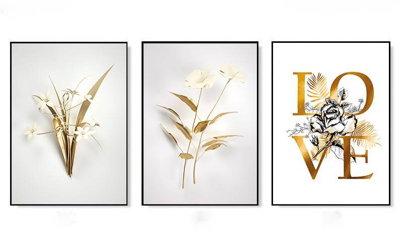 Luxe Golden Flower - Area Collections