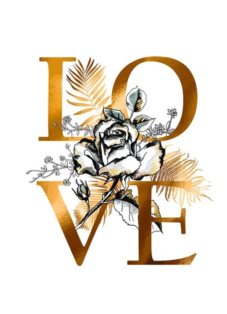 Luxe Golden Flower - Area Collections