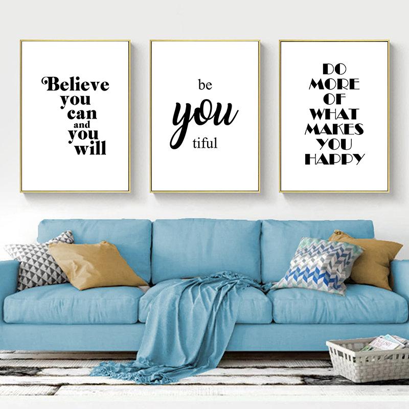 Modern Life Quotes Canvas Print - Area Collections