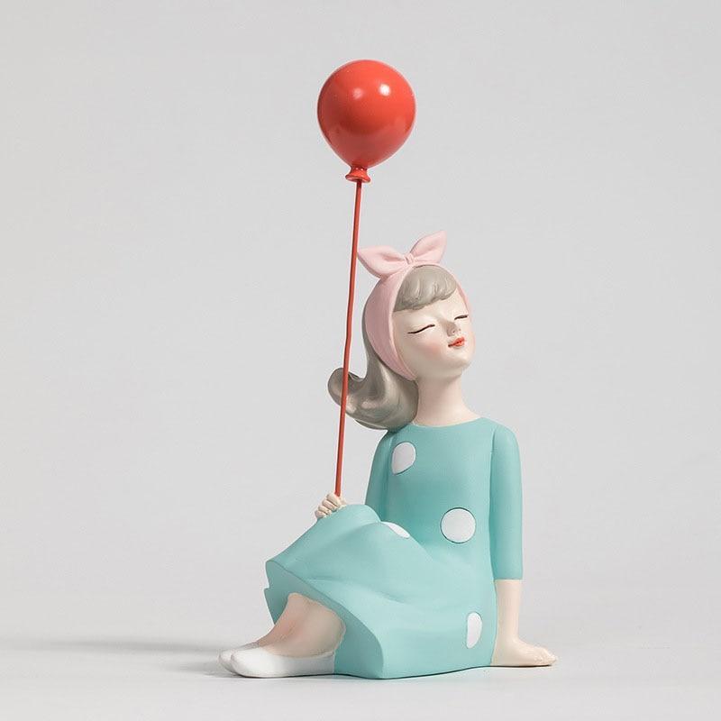 Nordic Girl with Balloon - Area Collections