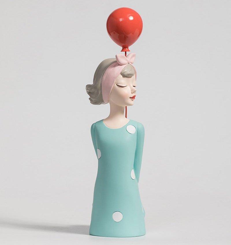 Nordic Girl with Balloon - Area Collections