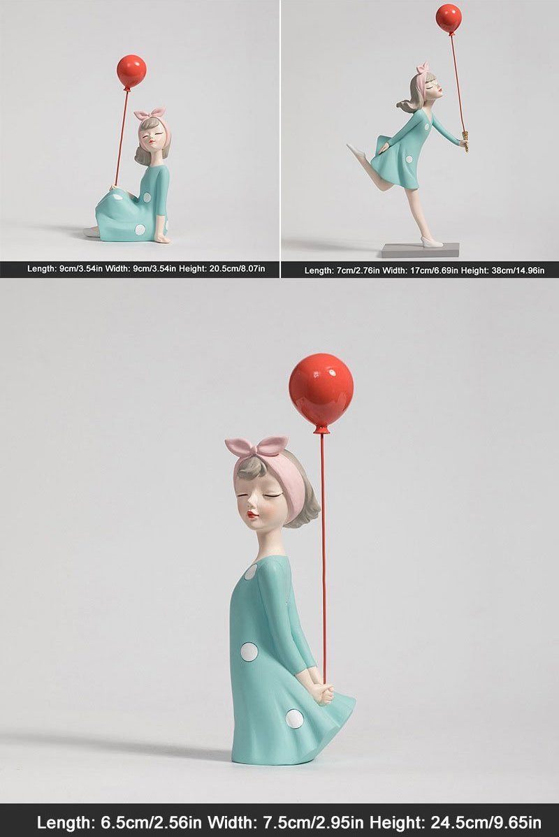 Nordic Girl with Balloon - Area Collections
