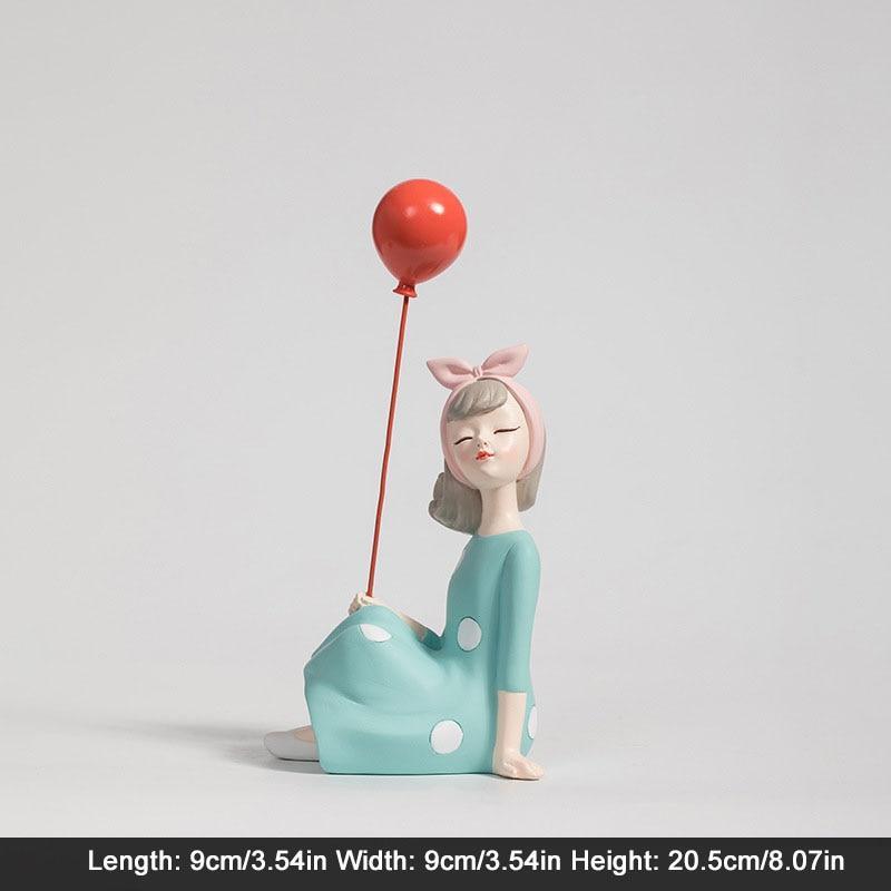 Nordic Girl with Balloon - Area Collections