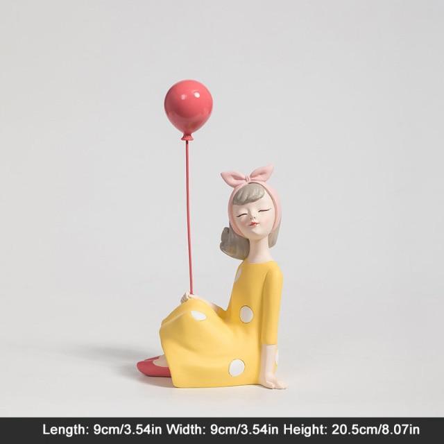 Nordic Girl with Balloon - Area Collections