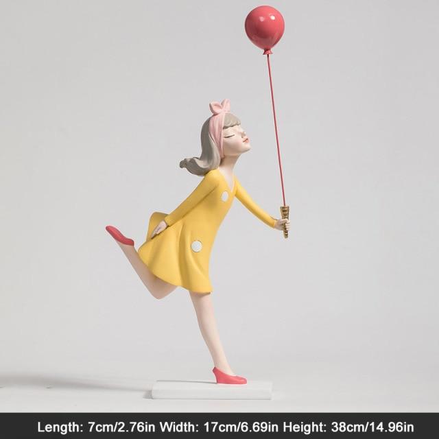 Nordic Girl with Balloon - Area Collections