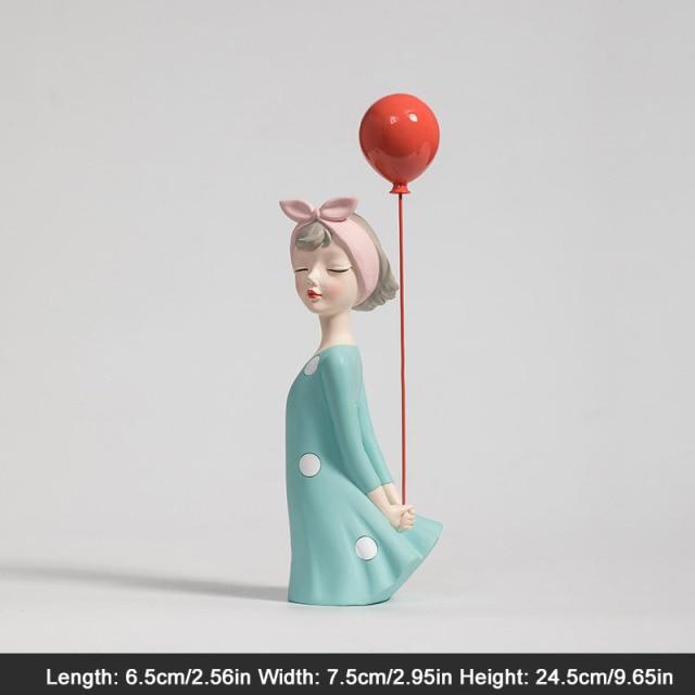 Nordic Girl with Balloon - Area Collections
