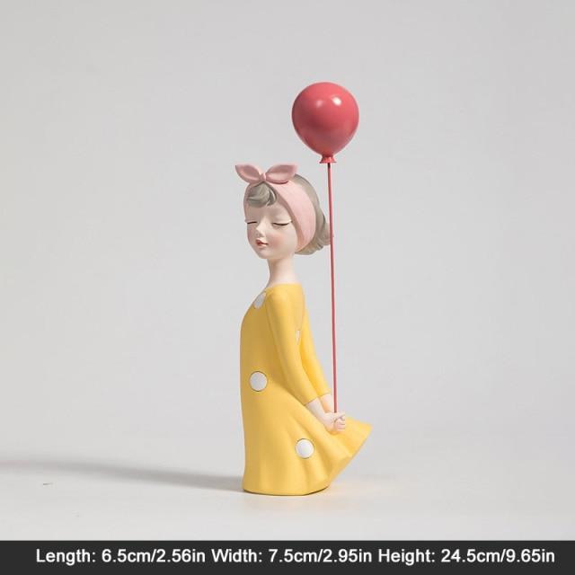 Nordic Girl with Balloon - Area Collections