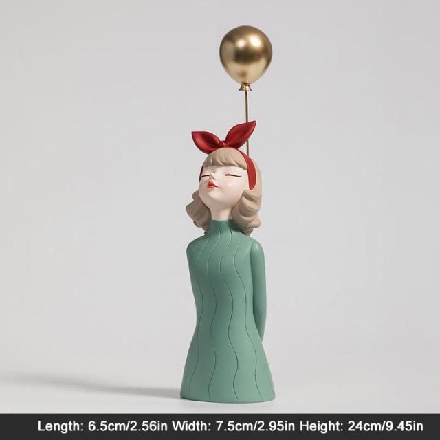 Nordic Girl with Balloon - Area Collections