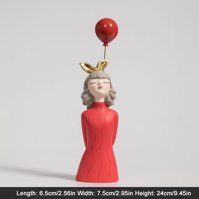 Nordic Girl with Balloon - Area Collections