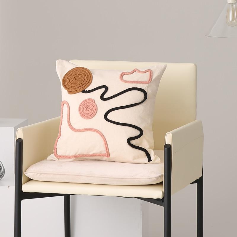 Raye Black Stripe Pillow - Area Collections