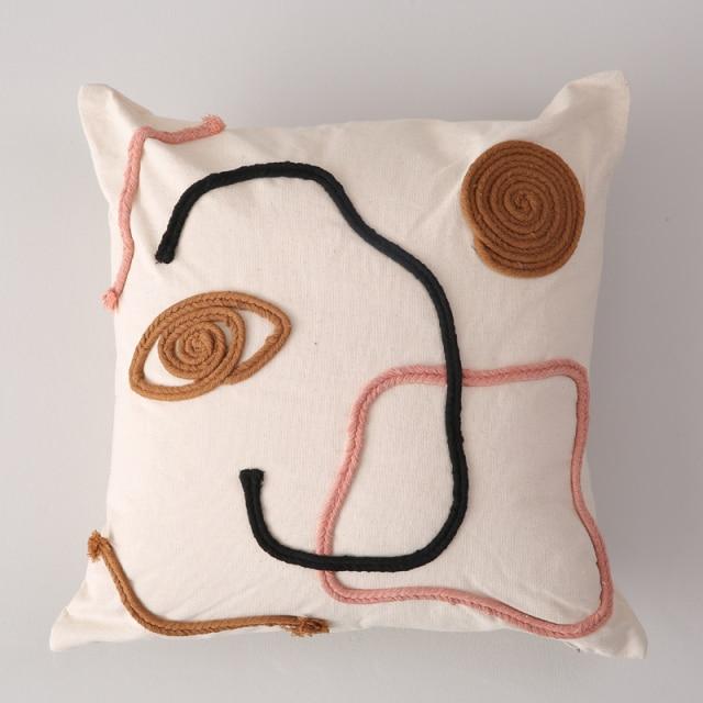 Raye Black Stripe Pillow - Area Collections
