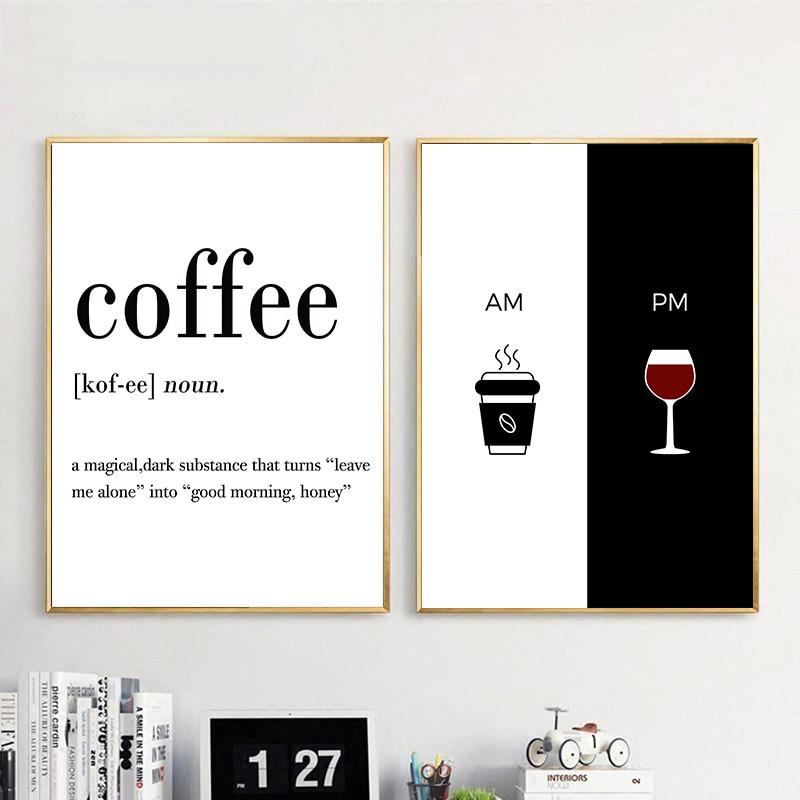 Red Wine and Coffee Wall Art - Area Collections