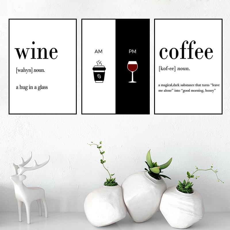 Red Wine and Coffee Wall Art - Area Collections
