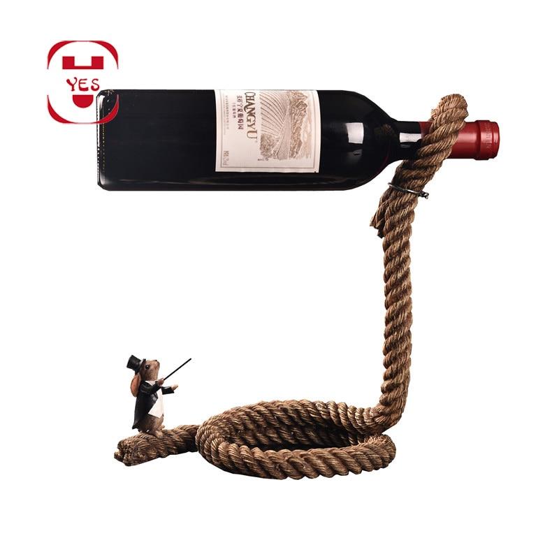 Retro "Chain-Up" Wine Holder - Area Collections