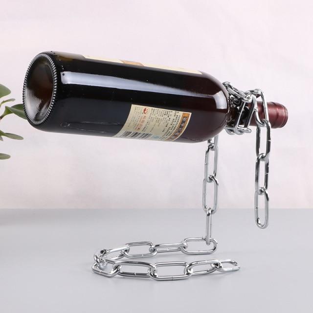 Retro "Chain-Up" Wine Holder - Area Collections