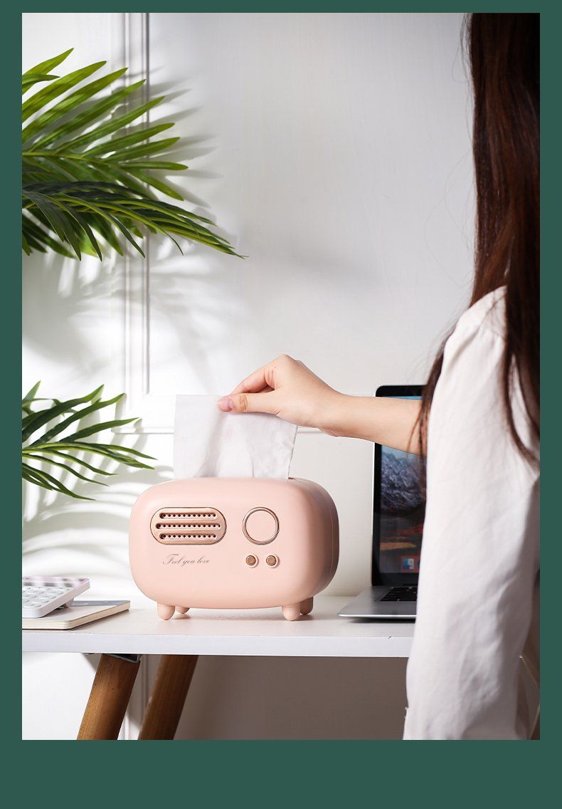 Retro Radio-shaped Tissue Box - Area Collections