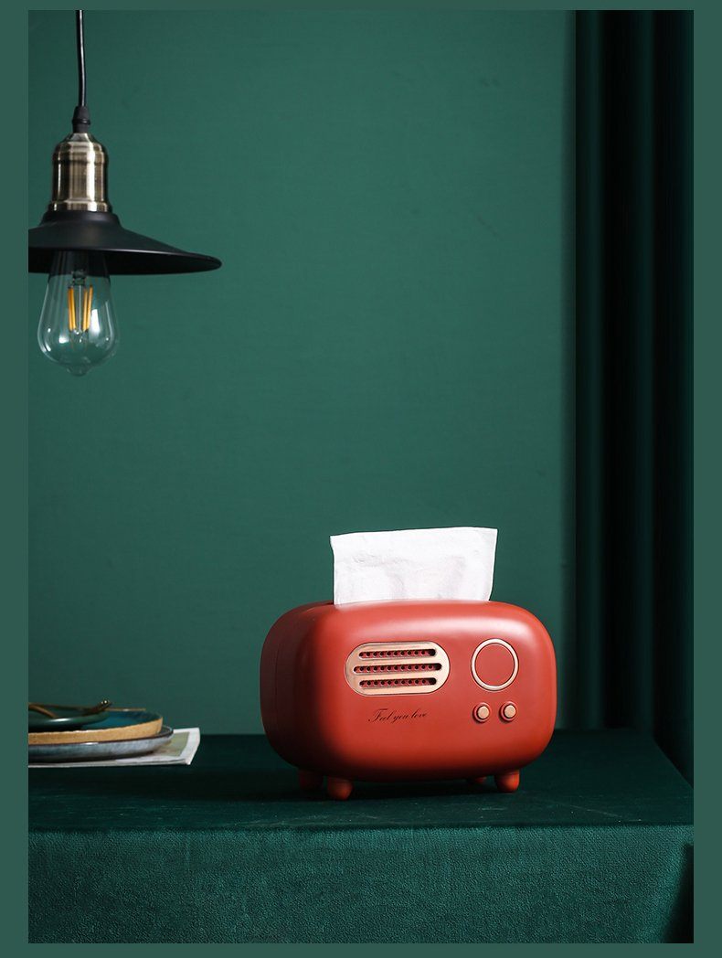 Retro Radio-shaped Tissue Box - Area Collections
