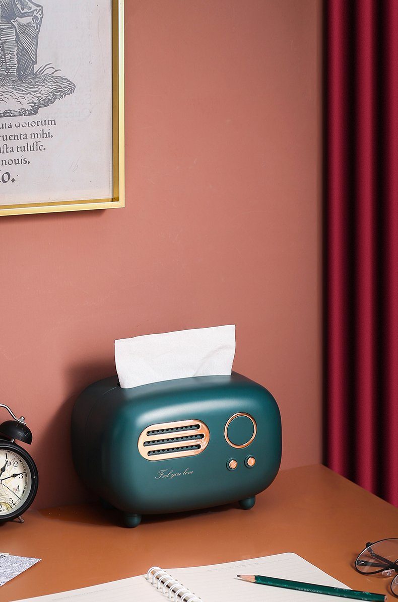 Retro Radio-shaped Tissue Box - Area Collections