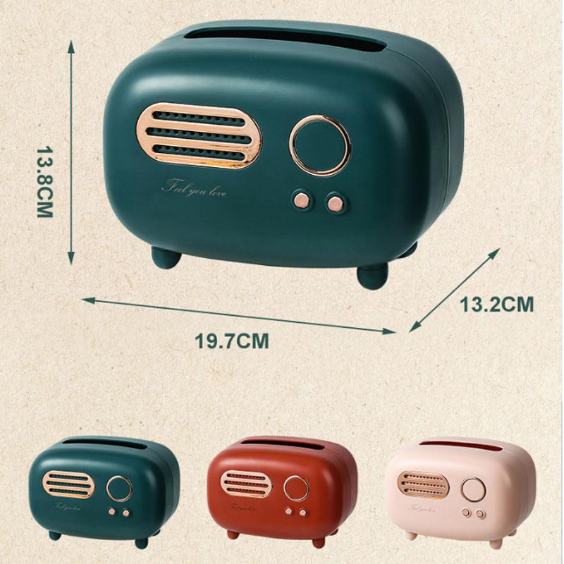 Retro Radio-shaped Tissue Box - Area Collections